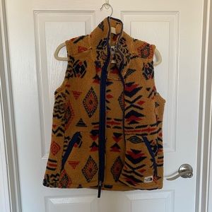 Brown North Face vest. Size S.